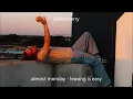almost monday - leaving is easy