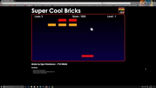 Egor s Programming Portfolio - Javascript Brick Breaker