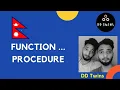 FUNCTION PROCEDURE in QBASIC learn function procedure in Nepali