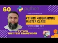 Python Unit Testing Framework Python Programming Master Class Nasrullah Mahar