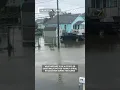 Tropical Storm Alberto Water rises in Galveston from storm in Gulf of Mexico