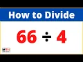 66 divided by 4 66 4 Value of Long Division