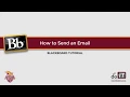 Blackboard How to Send an Email