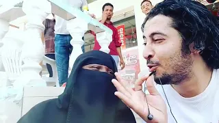 شاهد الفنان نبيل الانسي مع شخصية زنبقة الحقيقية 