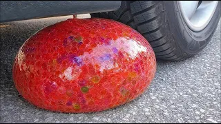 ORBEEZ COCA COLA BALLOON VS CAR, Coca Cola Zero, PowerAde, Fanta, Sprite, Fruko and Mentos Diff Unde
