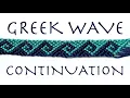 greek wave continuation friendship bracelets