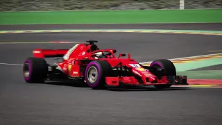 SF-71-H lap around Spa Francorchamp