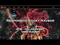 Responsive Sticky Navbar Part three - Javascript and CSS for Small Screens