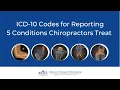 ICD-10 Codes for Reporting 5 Conditions Chiropractors Treat Outsource Strategies International