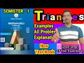 10th Class Maths New Syllabus Chapter-6 Triangles Examples Must Watch