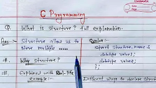 Structure In C Programming What is Structure Full Explanation Learn Coding