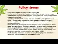 Core Elements of Multiple stream Framework in Public Policy with dr Patrick Stewart