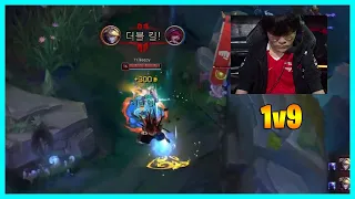 T1 Teddy 1v9...LoL Daily Moments Ep 1581