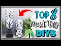 TOP 8 Must Try DOLLAR TREE DIYs Modern Home Decor Hacks Crafts Fave Easy Projects on a Budget