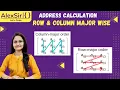 ARRAY MEMORY ADDRESS CALCULATION CLASS 12 BOARDS