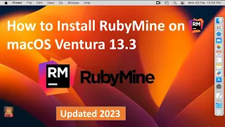 How to Install RubyMine on macOS Ventura 13 3