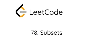 LeetCode 78 Subsets Python