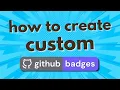 How to create custom markdown badges for GitHub Quarto pkgdown and more