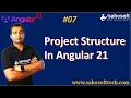Project Structure in Angular 21 Angular 21 Tutorials in Hindi
