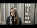 Download Lagu Bruno Mars - When I Was Your Man | Monica Bejenaru | cover