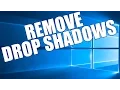 How To Disable Windows 10 Drop Shadows Cursor Windows