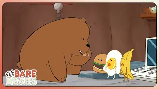 Bears Ki Food Fight Mein Kaun Jeetega?🍔🐻| We Bare Bears Hindi(वी बेयर बेयर्स )| Food Compilation​