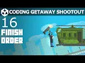 Coding Getaway Shootout 16 - Finish order
