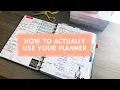 How To Actually Use Your Planner