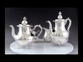1956 Superb Gorham Sterling Silver Strasbourg 4pc Tea Set 1141-1144 51608 Tea Set