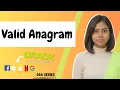 Valid Anagram 3 Ways to Solve It Sorting HashMap Array LeetCode 242 Java DSA