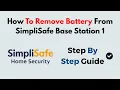 How To Remove Battery From SimpliSafe Base Station 1