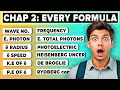 Every Formula of Atomic Structure Explained