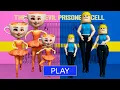 Download Lagu BALLERINA CAPUCHINA Family Vs WOMAN BARRY Family in BARRY'S PRISON RUN! New Obby #Roblox