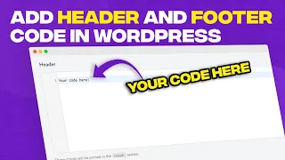 Add Codes or Scripts to your WordPress website Header and Footer FREE