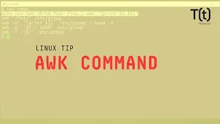 How to use the awk command 2-Minute Linux Tips