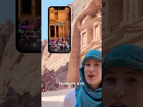 Petra, Jordan needs travelers right now. The locals are struggling. Move pick Hotel is empty.