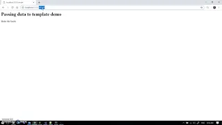 Python Flask - passing data to a template