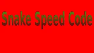 Snake in Java - Speed Code