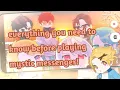 a guide to playing Mystic Messenger for beginners speedpaint and tips