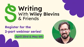 Register for the Writing Webinar Series with Seesaw Wiley Blevins