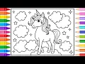 How to Draw a Unicorn for Kids Unicorn Drawing Unicorn Coloring Pages for Kids