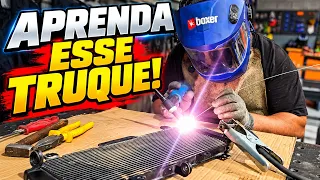 RECUPEREI UM RADIADOR DE ALUMÍNIO! Aprenda a Soldar