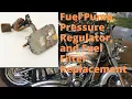 How To DIY Replace a Harley Davidson Fuel pump Fuel filter and Fuel Pressure Regulator