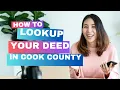 How to lookup your deed on the Cook County website