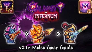Calamity Brainstorm Infernum Mode Melee Gear Progression Guide v2 1