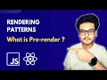 Ep1 What is pre-render Rendering Patterns Series Introduction