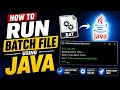 How to execute batch file using java code Run batch file from java Call batch file from java