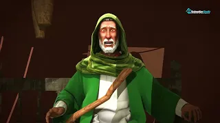 بدأ أبيه يعلمه الصلاة وتعليم الله ليعرف الدين الحق