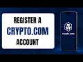 How to Register a Crypto com Account Simple and Fast Crypto com Sign up Guide 1019DT