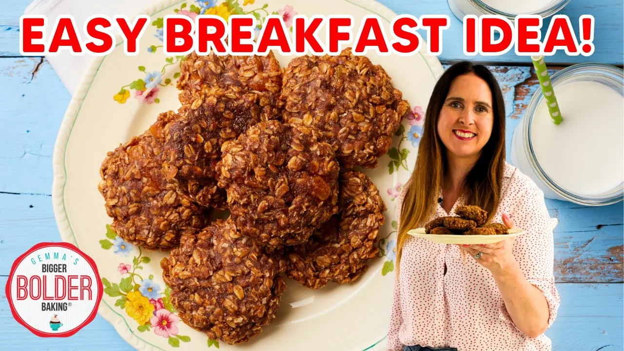Healthy Cookies for Breakfast   1-Bowl Breakfast Cookies Recipe